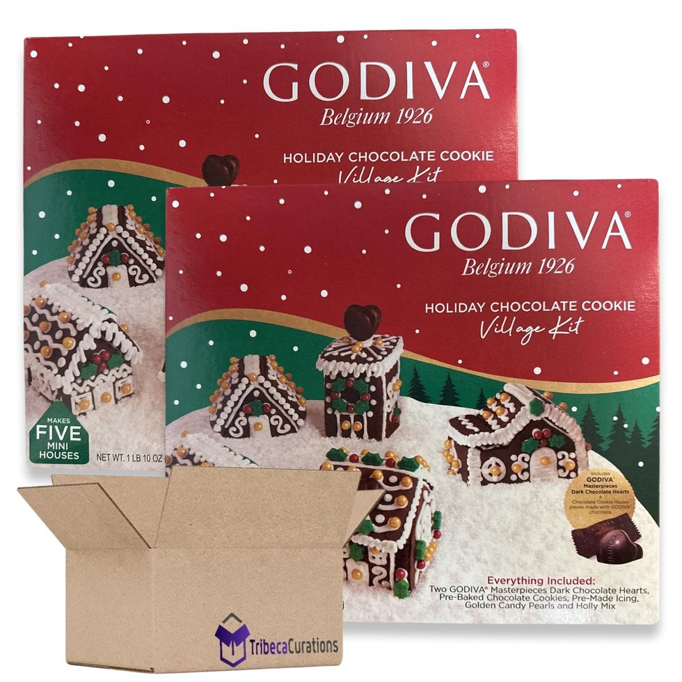 Holiday Gingerbread House Village Decorating Kit